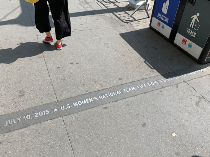 The most recent parade was held for the last US women