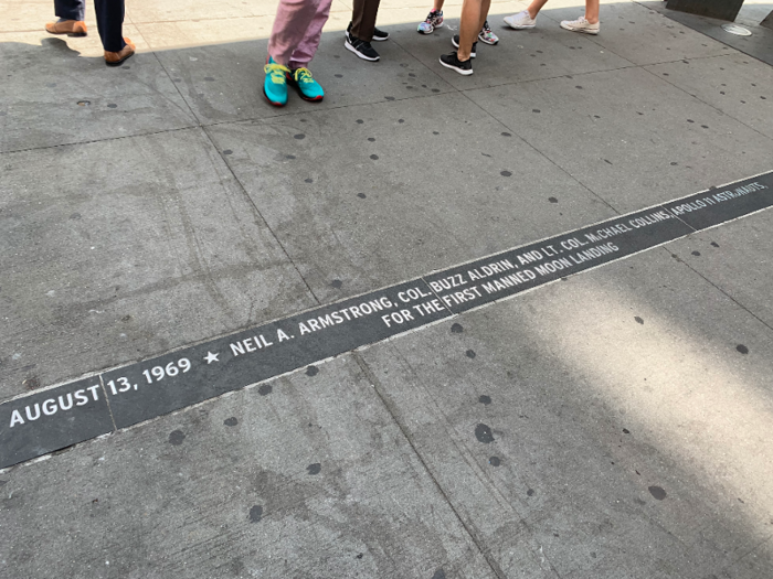 Some important people have gone down this street, including the Apollo 11 astronauts, John F. Kennedy, Jesse Owens, Dwight Eisenhower, Harry Truman, Charles de Gaulle, Nelson Mandela, and dozens of others.