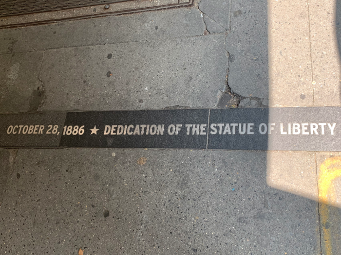 The first ticker-tape parade was held when France gave the US the Statue of Liberty in 1886. Even though I