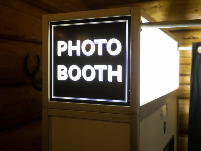 Event rentals and photo booths: $1,700