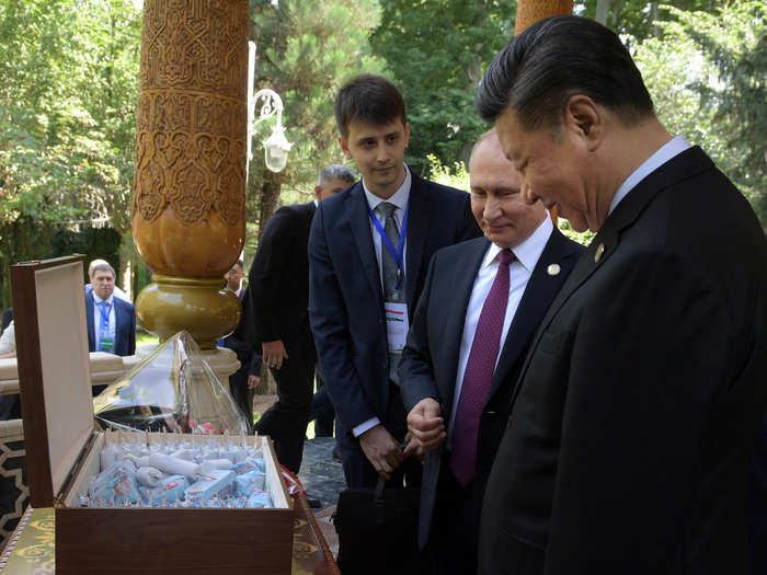 They last saw each other in mid-June, when Putin brought cake and ice cream to Xi