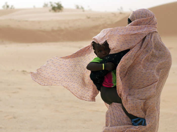 By the same calculations, Mauritania will be 50% more vulnerable to food insecurity by 2050.