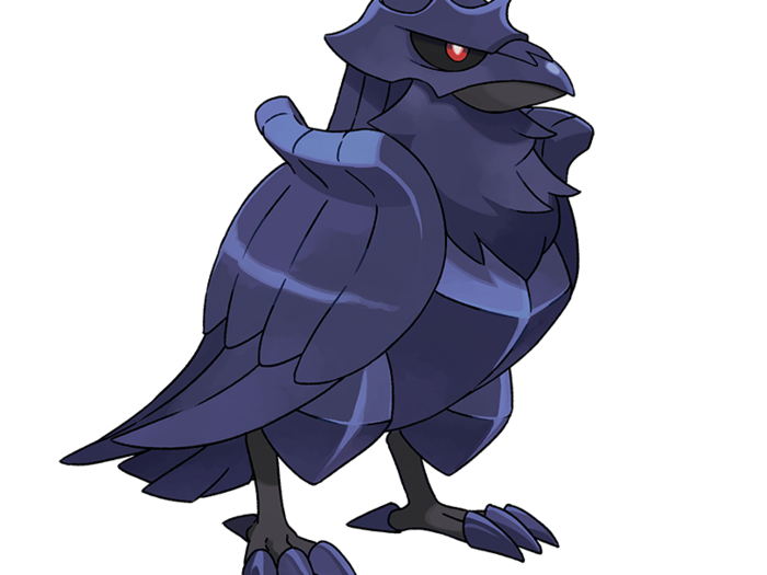 Corviknight, the Raven Pokémon (Flying/Steel)