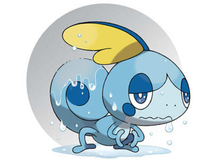 Sobble, the Water Lizard Pokémon (Water)