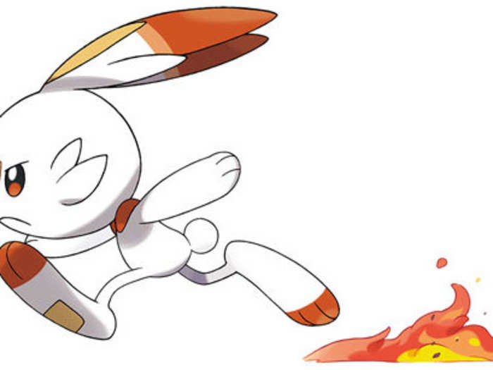 Scorbunny, the Rabbit Pokémon (Fire)