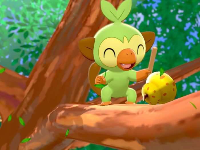 Grookey can share its energy with plants.
