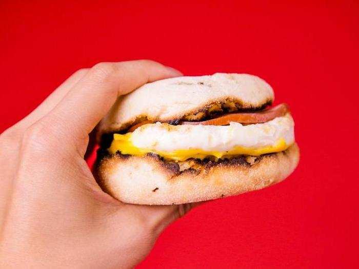 BUN: 4 — The McMuffin is strong and chewy. You feel safe in its arms even though it