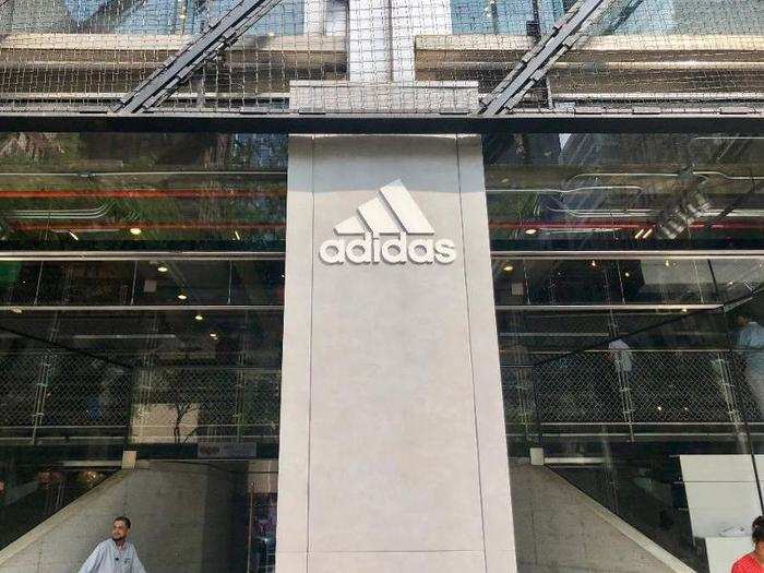 Next, we walked down Fifth Avenue to Adidas