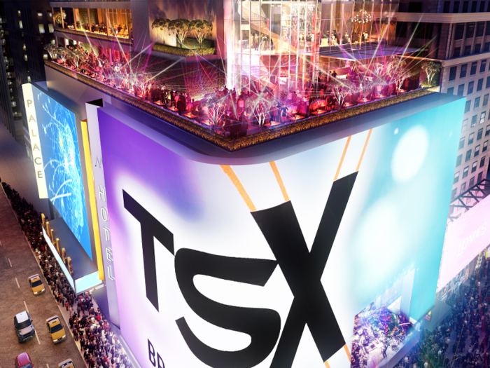TSX Broadway will include a performance stage that will be available to rent for events like concerts, Broadway performances, and product launches, Orowitz said.