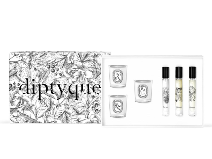 Diptyque Floral Candle and Eau de Toilette Set