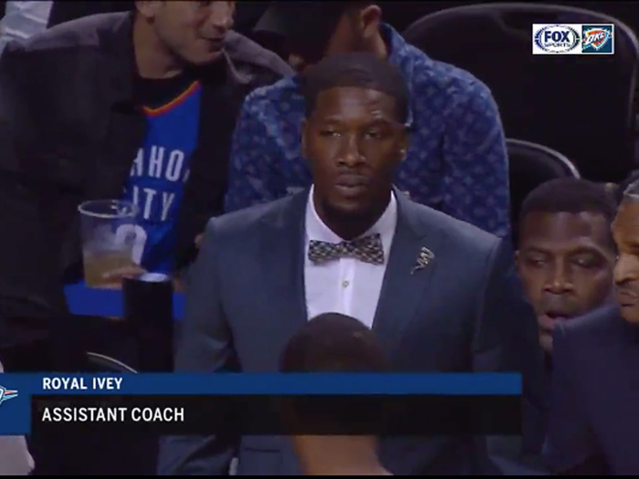 Ivey played 10 years in the NBA. He is now an assistant coach with the Knicks after coaching with the Thunder.