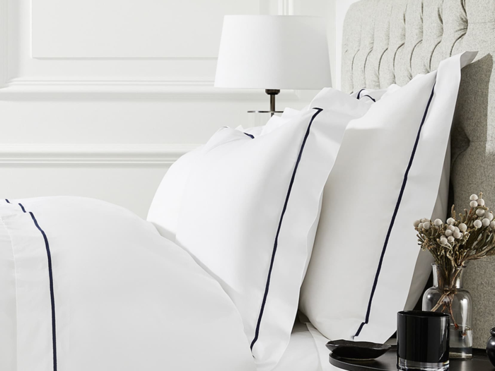 The White Company Queen Luxury Savoy Duvet Cover