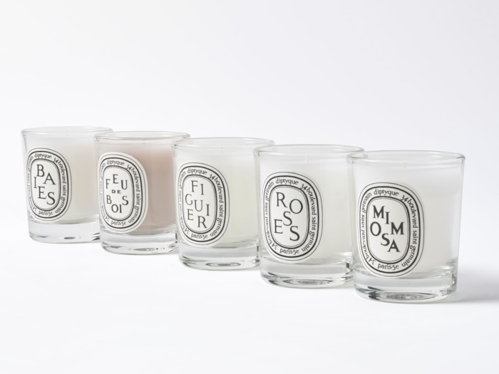 Diptyque Set of 5 Travel Size Candles