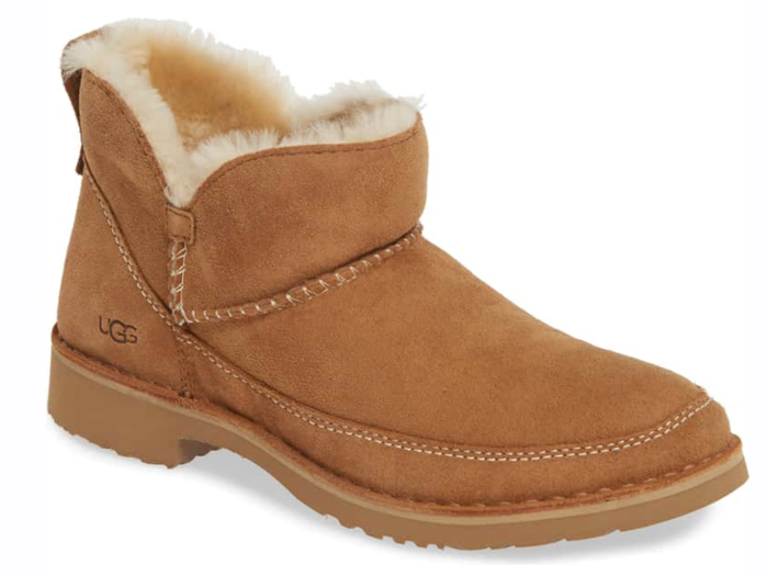 Ugg Melrose Genuine Shearling Bootie