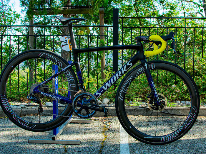 The Specialized S-Works Tarmac retails for $11,000, but Alaphilippe