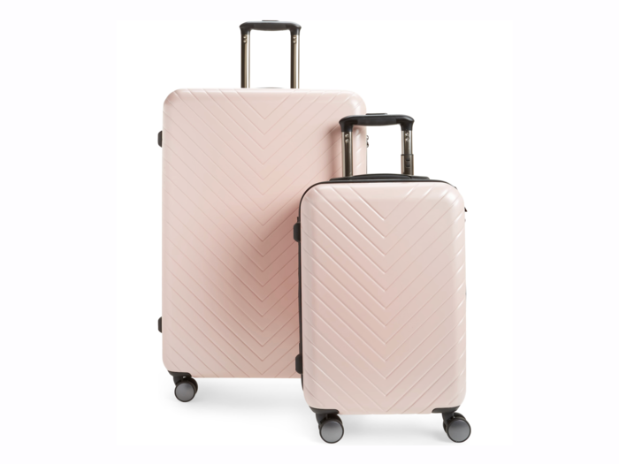 Nordstrom Chevron Spinner Luggage Set