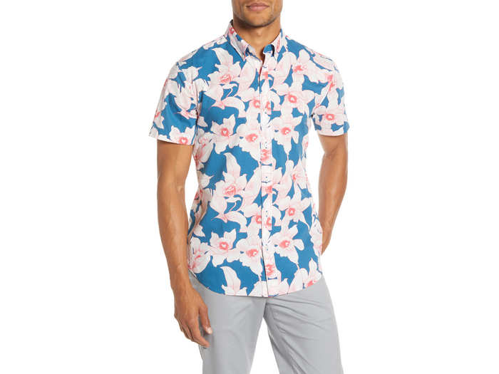 Bonobos Floral Button-Down Sport Shirt