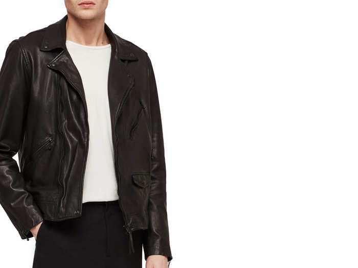 ALLSAINTS Holt Leather Biker Jacket