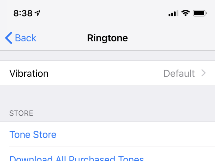 Make sure there isn’t a problem with your ringtone