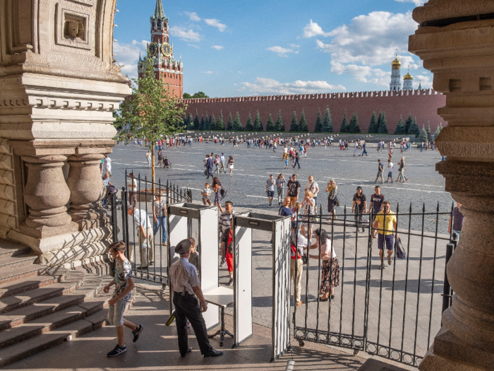 I was surprised by the level of security I had to pass through to get in — most department stores I