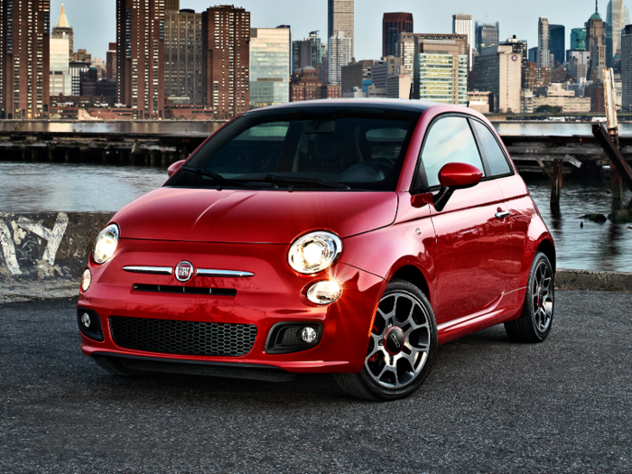 The plucky Fiat 500 is two-doors cute, and a serious bargain at $15,000 base.