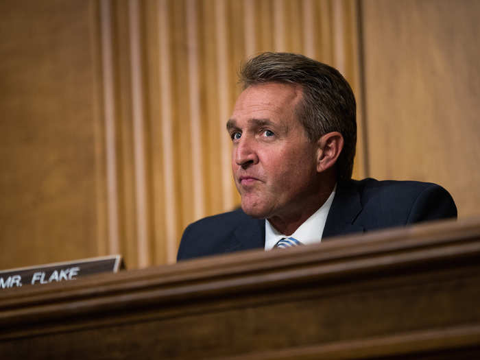 Former Sen. Jeff Flake of Arizona tweeted: "There are times when the President