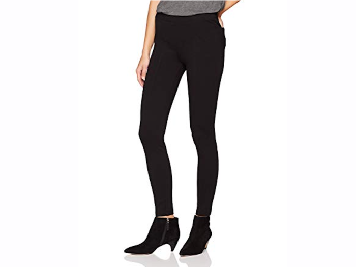 Daily Ritual Women’s Seamed Front 2-Pocket Ponte Knit Legging