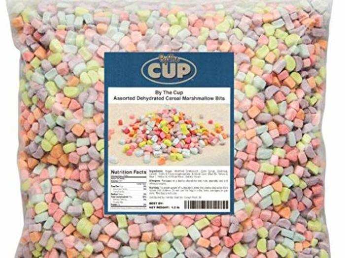 8. Breakfast cereal marshmallows — and only the marshmallows.