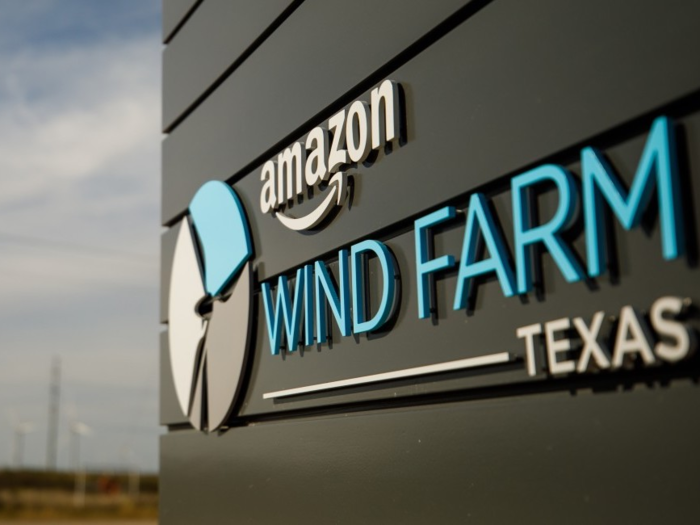Amazon is building dozens of wind and solar farms