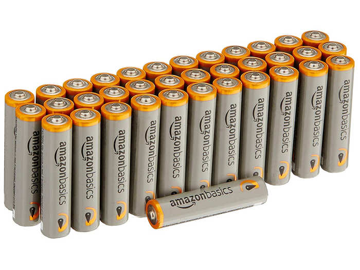 13. A 36-pack of AAA batteries