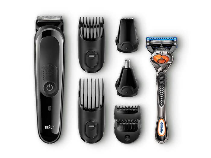 11. An all-in-one beard trimmer and a razor