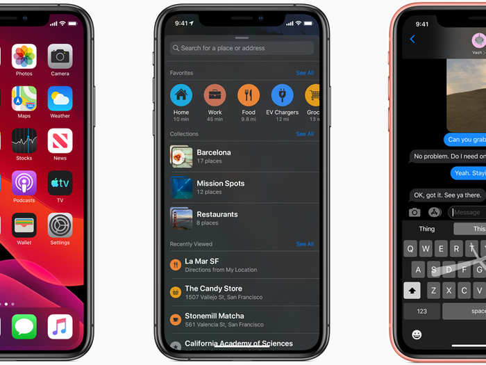 Dark Mode is finally coming to the iPhone.