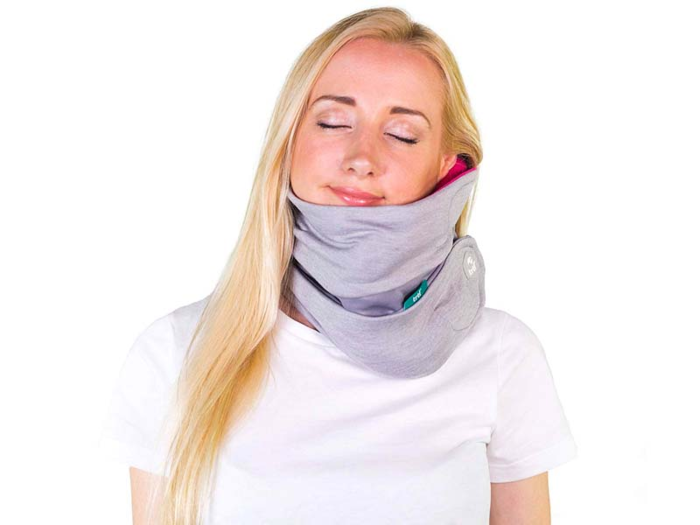 A pillow that props your head up comfortably