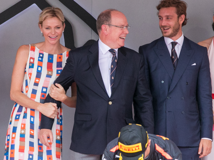 And the Monaco royals get the best seats at some of Monaco