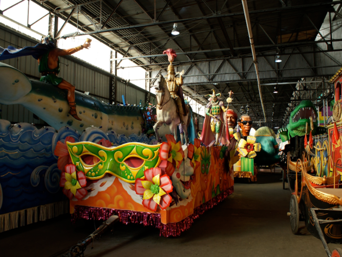 One TripAdvisor reviewer said that after the New Orleans historic Preservation Hall attraction, Mardi Gras World was the highlight of their trip — which is saying something.