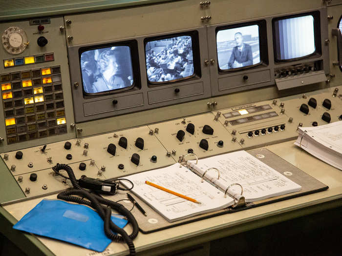 The restorers hunted down old equipment and other vintage items. The group placed a box in the Space Center lobby with a note asking NASA employees to return anything they had from the Apollo era.