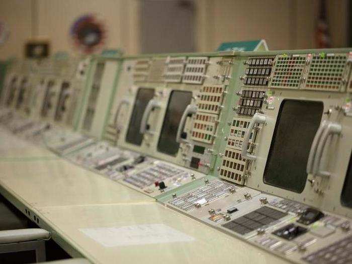 Because the room was used throughout the space-shuttle program in the 1990s, much of the original equipment from the Apollo era had been replaced.