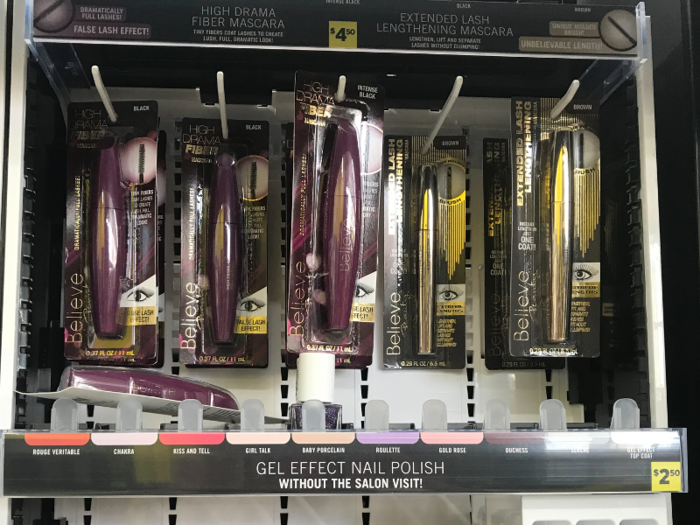 However, there were still plenty of mascaras available for purchase, retailing for $2.99.