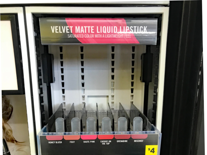 However, upon closer inspection it looked like several of the most popular items were completely sold out, including the velvet matte liquid lipstick.