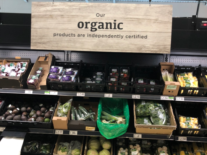 ... where organic labeling was omnipresent.