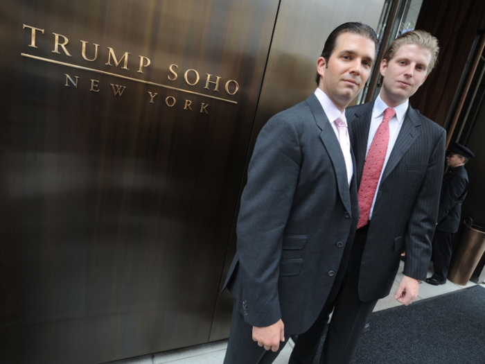 After his father entered the White House, Eric and Don Jr. took full control of the family business. Eric sits on the 25th floor of Trump Tower, and is executive vice president in charge of 19 golf courses. He says he