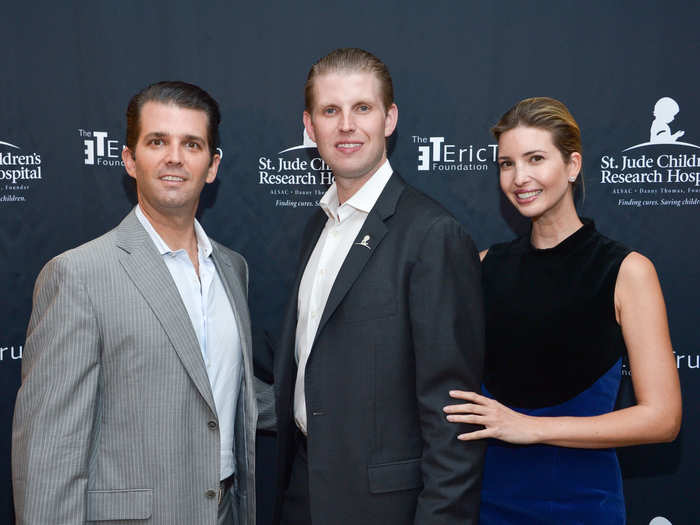 In 2007, when he was 23, he started his own charity called the Eric Trump Foundation. Over the course of a decade, the nonprofit raised about $16.3 million for child cancer research at St. Jude Children