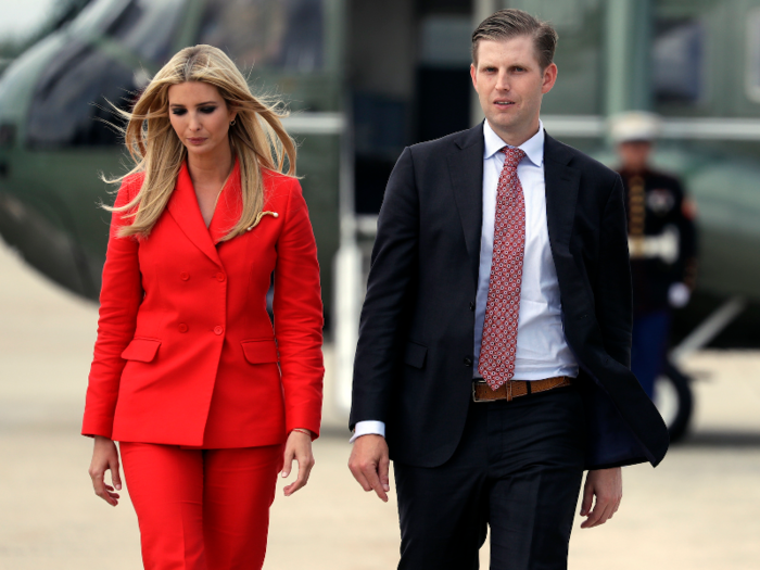 Ivanka also helped take care of him when he was younger. He told New York Mag that she took him shopping, and tried to make him "cool." Donald Jr., Eric, and Tiffany told Barbara Walters in 2015 that Ivanka is their dad