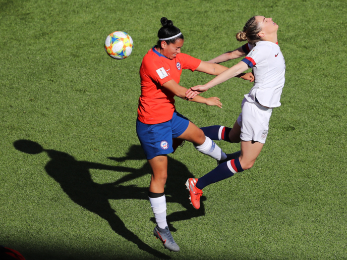 That was far from the most intense competition, though. Photographers captured some of the most painful-looking moments of the tournament, like the time Team USA