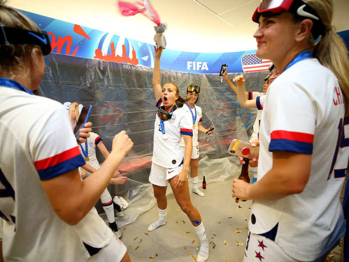 Photos from the World Cup gave us a peek behind-the-scenes at the champions