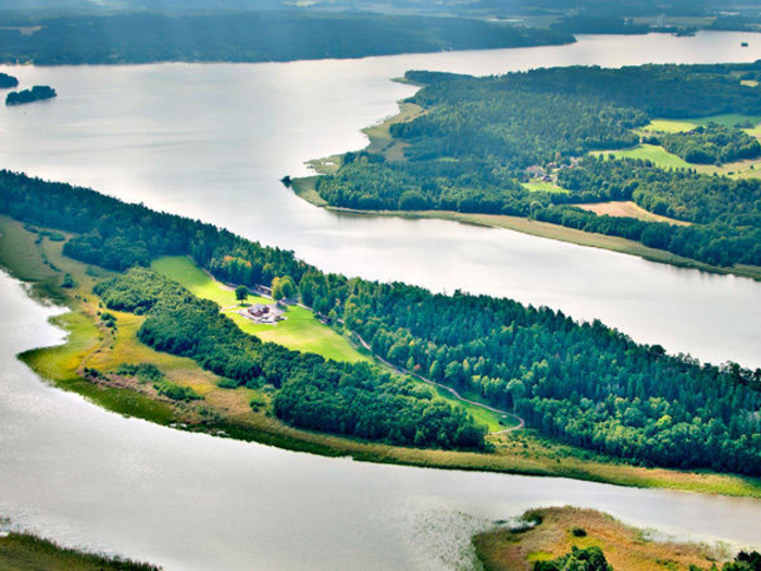 According to the LA Times, the private island is in Lake Mälaren. It