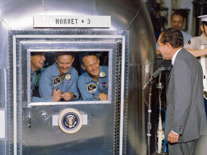 After the Apollo 11 astronauts were safely back on Earth, NASA quarantined them for 21 days in case they