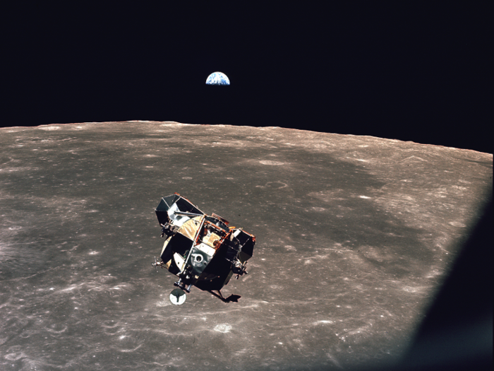 To link back up with Collins in orbit, Aldrin and Armstrong had to launch back off the moon in the lunar module. If something went wrong, they