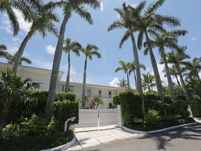 Epstein joined the Palm Beach neighborhood in 1990 when he bought this house for $2.5 million. This made Trump and Epstein neighbors. Trump reportedly told a former adviser, Roger Stone, that when he visited Epstein