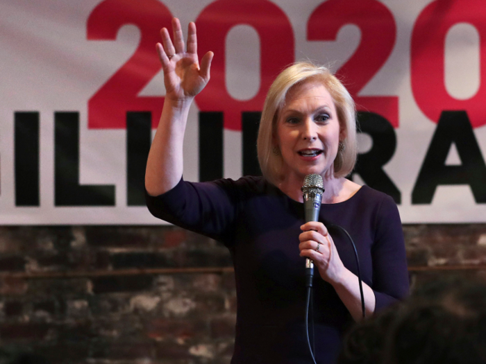 Sen. Kirsten Gillibrand awkwardly unwound at a gay bar in Iowa.